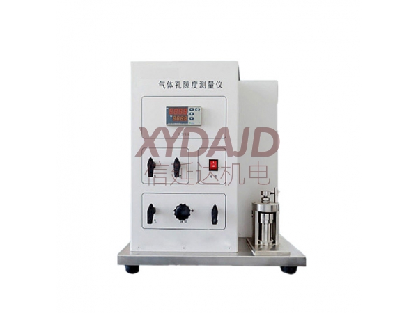 Gas porosity tester